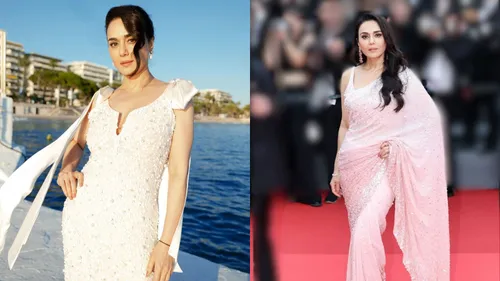 Saree Or Sequins? Preity Zinta Wins At Cannes Either Way