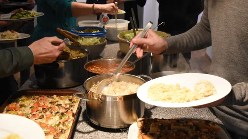 The Quiet Joy Of Potluck Parties And Shared Tables! 