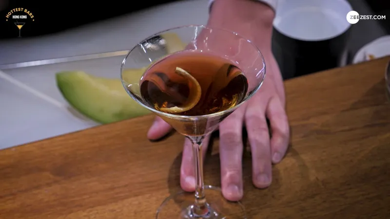 Cigarette Cocktail at Bar De Luxe, Hong Kong