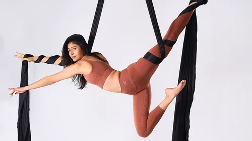 Talent – Ria Bajaj, Aerial Yoga Expert