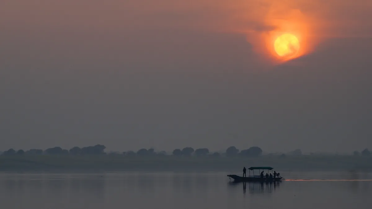 Watch a magnificient sunset