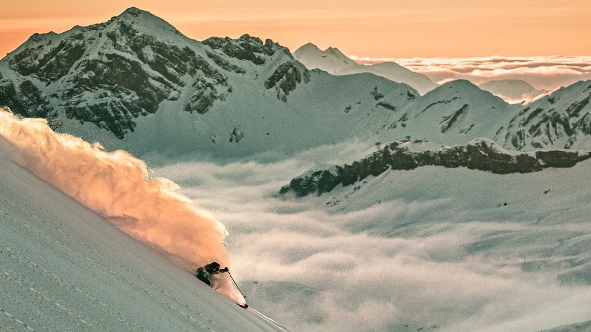 Skiing On Engelberg's Slopes