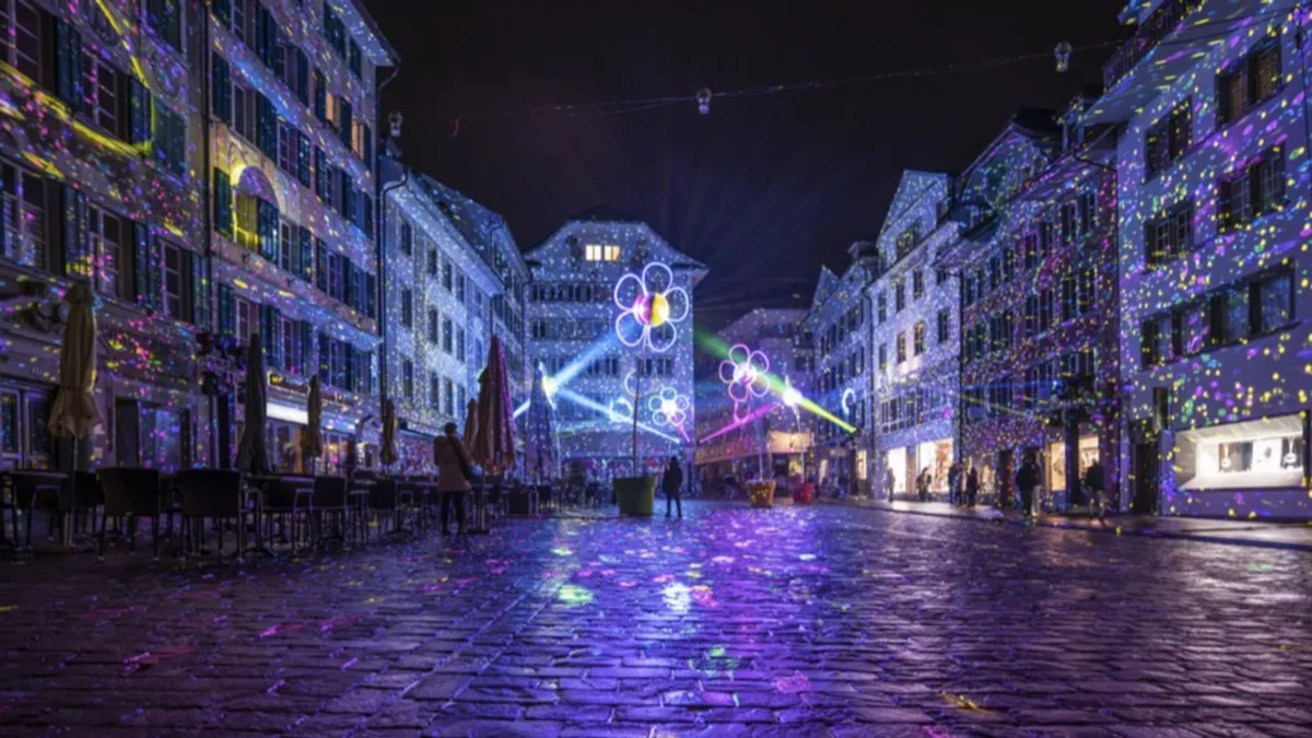 LILU Light Festival At Lucerne Old Town
