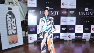 Bollywood star Nimrat Kaur sashayed down the red carpet in an uber-chic power suit.