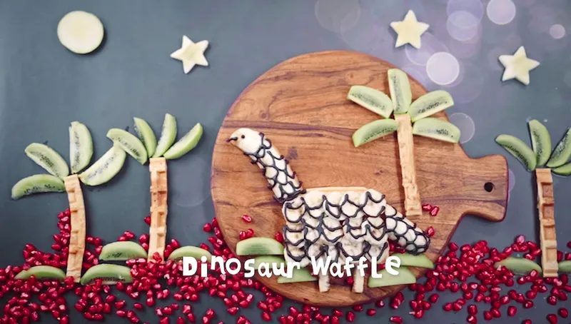 Dinosaur Waffle